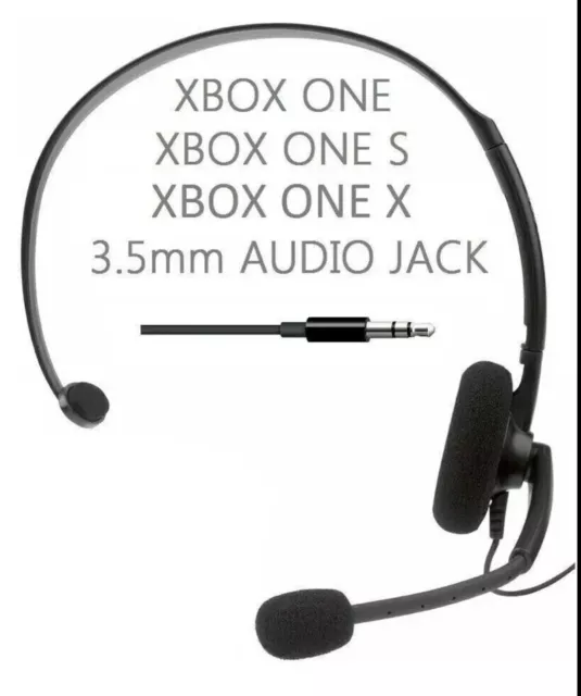 XBOX ONE HEADSET + MIC Gaming Headphones + 3.5mm AUX PS5 PS4 360 ONE Series X/S