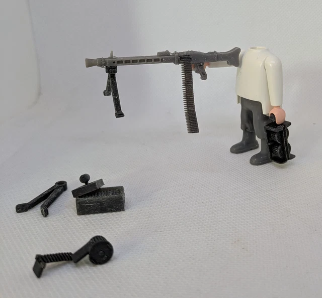 Custom Playmobil WW2 – Bunker Allemand Avec MG42, édition N.654