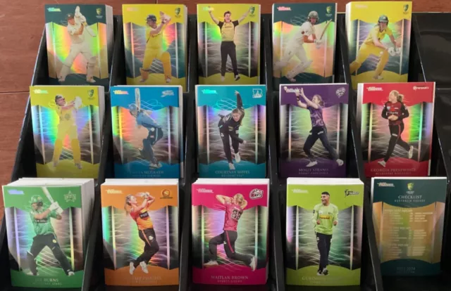 2023/24 Tla Traders Cricket Australia Bbl Wbbl Parallel Cards Pick Your Card