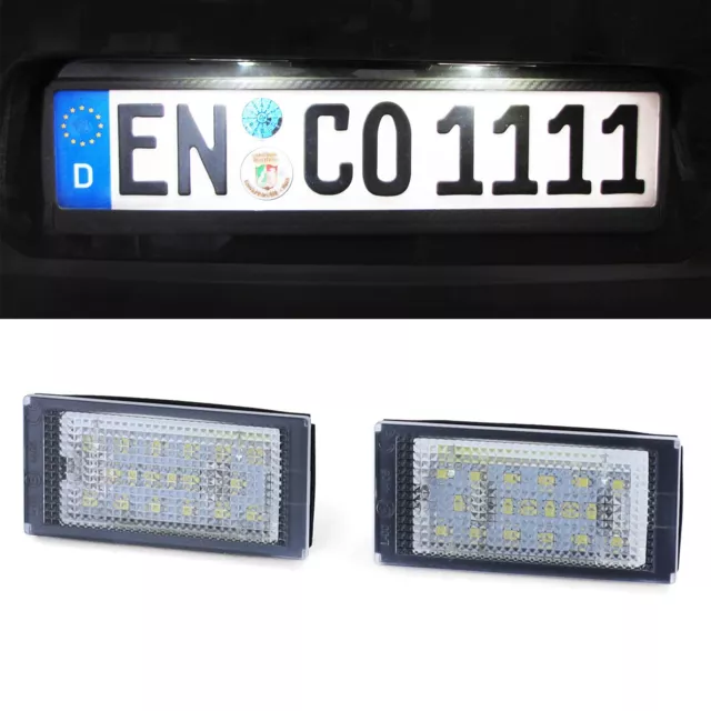 2 Module Plaque Immatriculation 18 Led Bmw Serie 3 E46 Coupe Phase 2   04/2003