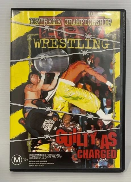 Extreme Championship Wrestling Guilty As Charged DVD ECW Entertainment Tracked