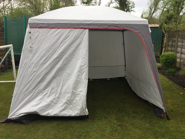 QUECHUA CAMPING SHELTER with doors 3M x 3M PicClick UK