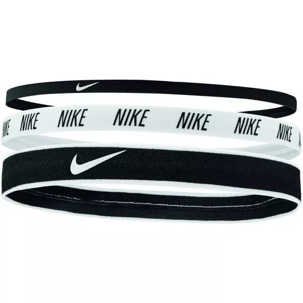 Nike Haarband Elastic Hairband Unisex Fitnessband Sportband Stirnband 3er Pack