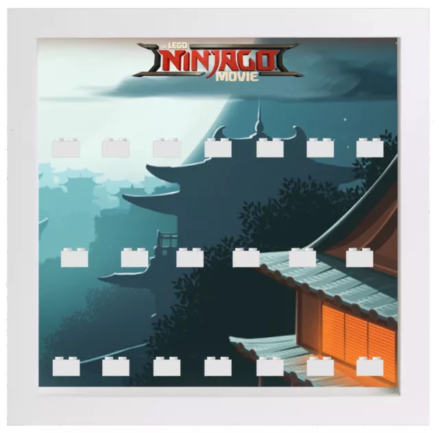 Display case frame for Lego ® The Ninjago Movie Series Minifigures figures