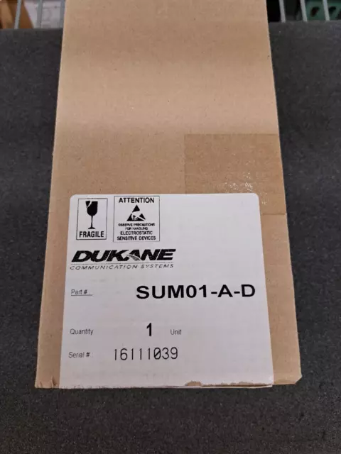 New, Dukane, SUM01-A-D, Supervision Module Nurse Call