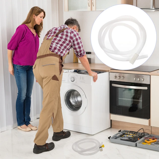 TUBO LAVATRICE 3 M setaccio di scarico tubo lavatrice calibro EUR 13,59