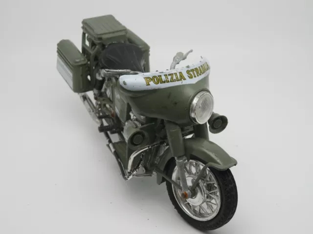 modellino moto giocattolo POLISTIL MS SCALA 1/15 MOTO GUZZI POLIZIA STRADALE