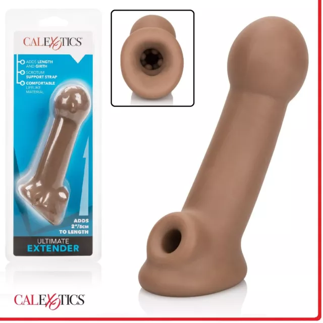 Sexy Prolunga fallica stimolante Ultimate Extender Brown estensione pene cazzo