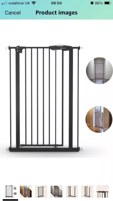 Venture Pet Or Baby Extra Tall Safety Stair Gate 75-84 Wide x 110cm Tall.