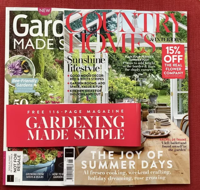 Country Homes And Interiors / Gardening Magazine Latest Issue (297) June 2024