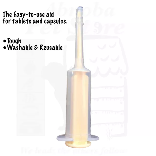 10 Pack Pill Guns Easy Aid To Give Tablets Capsules Wormer Dogs & Cats BULK BUY