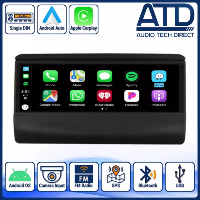 Android Radio For Ford Transit Mk6 Focus Fiesta CarPlay Auto BT Single DIN Radio