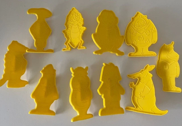 Set of 10 Play Doh Animal Character Molds