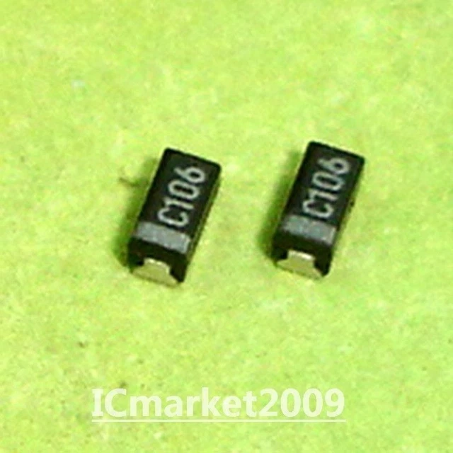 20 Condensatori Tantalio SMD 1206, 16V 1uF ±10%, A Case, 105°C, Nuovi