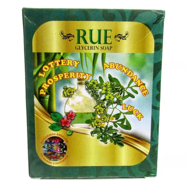 RUE Spiritual Soap Handmade 3.5 oz / RUDA Jabon Espiritual de Glicernia 100 g.