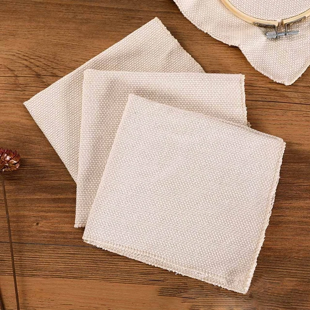 Material Monks Cloths DIY Embroidery Needlework Fabric Poke Embroidery Colth