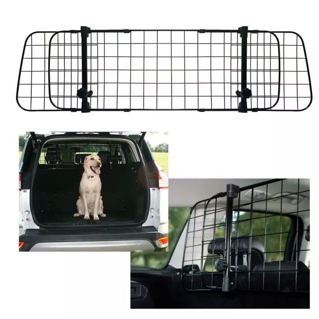 Universal Dog Guard Adjustable Safety Travel Dog Pet Headrest Car Mesh Barrier
