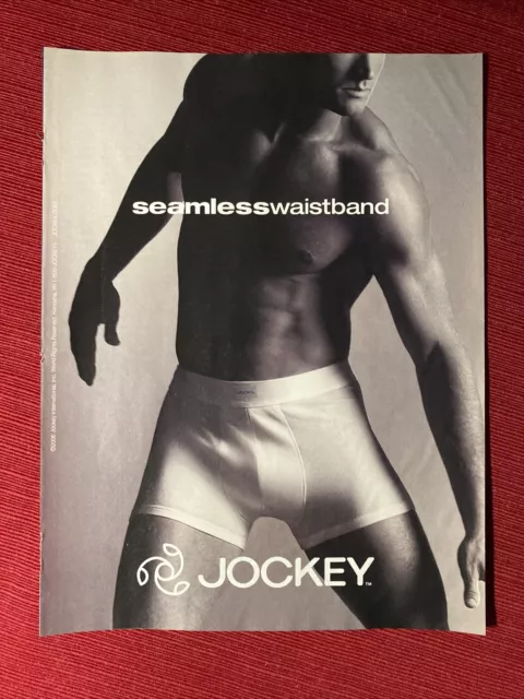 Jockey Men's Underwear Gay Interest 1997 Print Ad - Great To Frame!