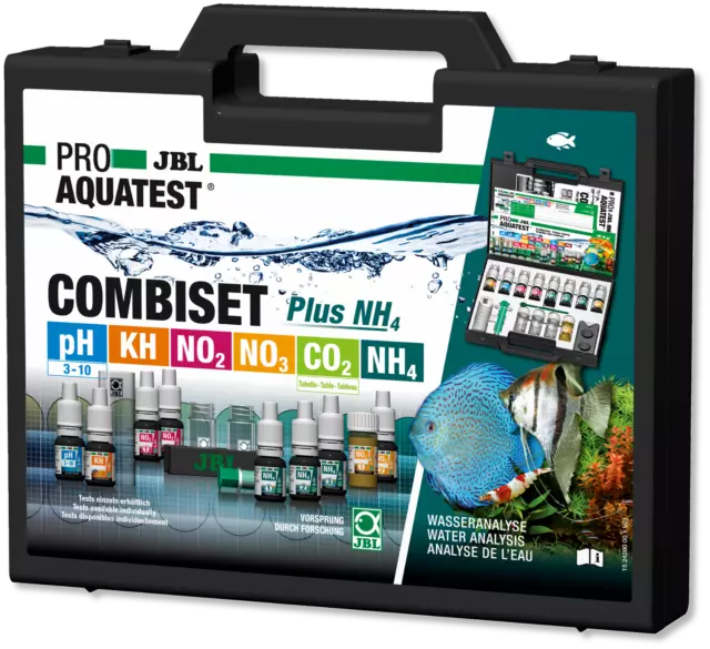 JBL ProAquaTest Combi Set Plus NH4 TestLab Test Koffer