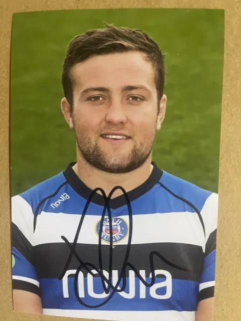 Tom Dunn- Bath Rugby Signed 6x4 Photo