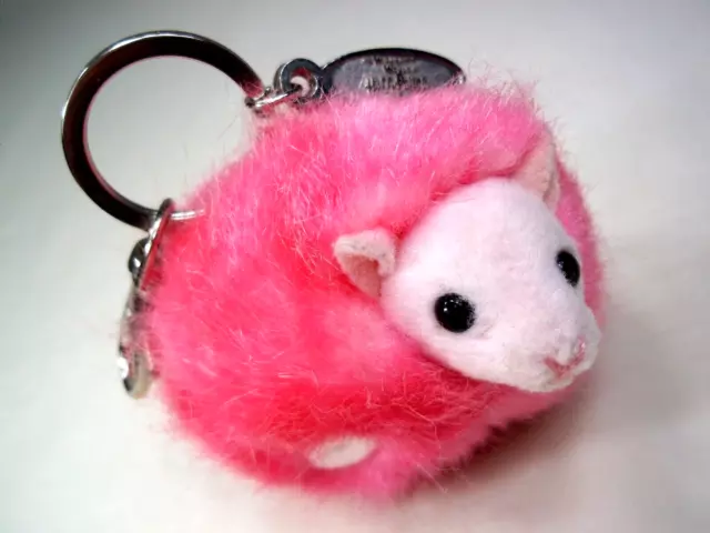 Universal Studios Harry Potter Wizarding World Pink Pygmy Puff Plush Keychain