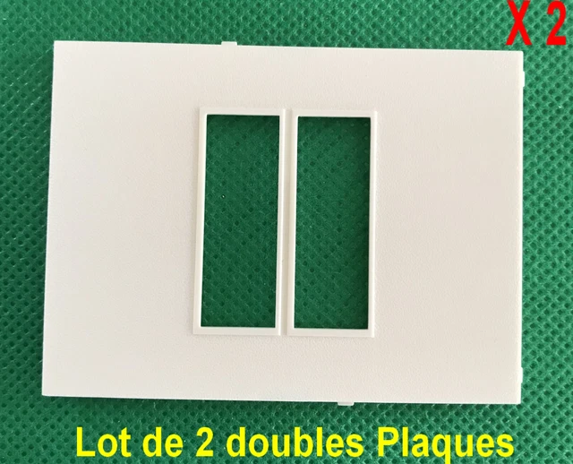 LEGRAND DOOXIE LOT de 20 Plaques simples Blanches - 600801