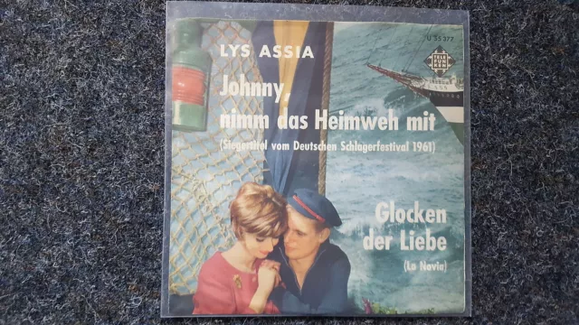 Lys Assia - Johnny/ Jonny, nimm das Heimweh mit 7'' Single