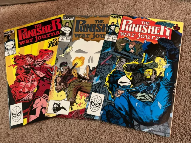 Punisher War Journal #3 4 5 Jim Lee  - Marvel High Grade- Combined Shipping