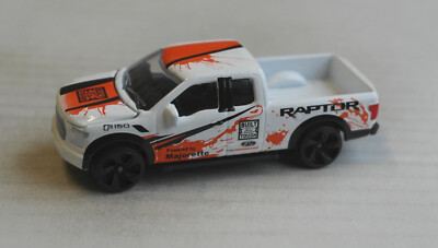 MAJORETTE RACING CARS FORD f-150 RAPTOR PICKUP TRUCK Bianco/Arancione ...