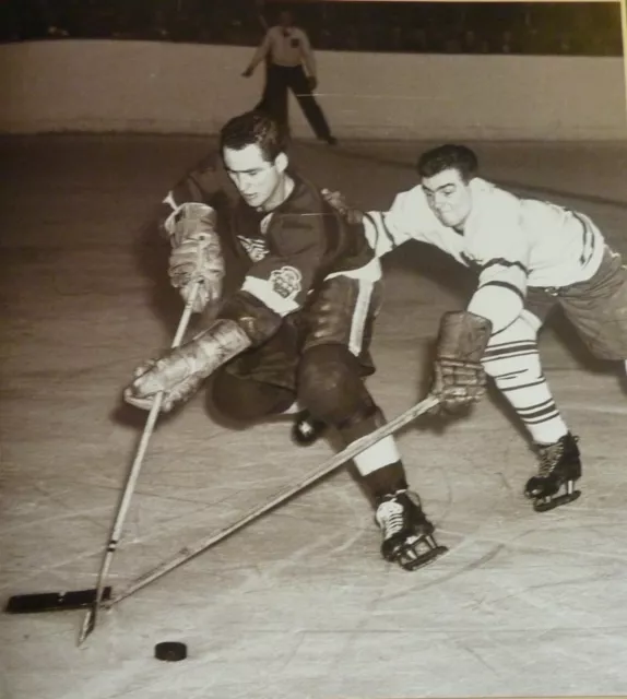 Nhl Hockey Photo Print Red Kelly Detroit Red Wing Vs Toronto Leaf