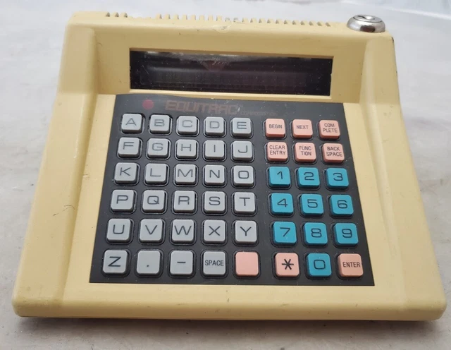 Equitrac Keyboard Display Unit Data Processing Equipment