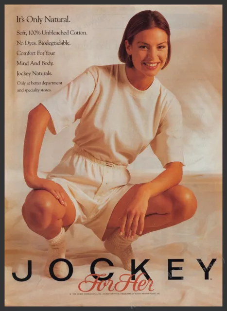 JOCKEY FOR HER Carla O'Connor Realtor 1990s Print Advertisement Ad