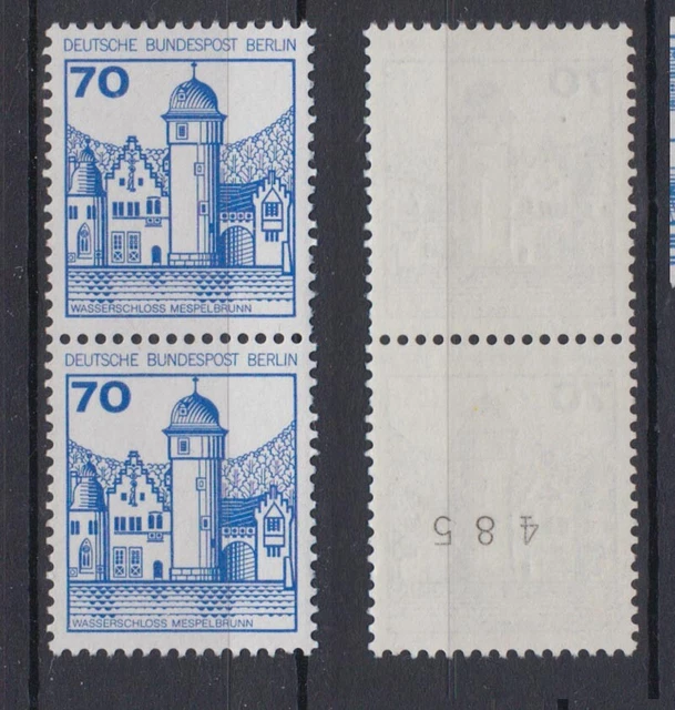 Berlin 538 RM senkrechtes Paar mit ungerader Nummer B+S 70 Pf postfrisch