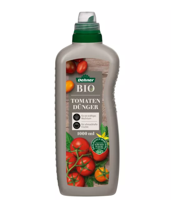 Tomatendünger hochwertiger Flüssigdünger organisch 1 l für ca. 150 l, Dehner Bio