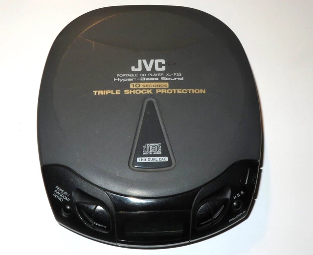 TOLLER CD PLAYER JVC XLP33PK CD Walkman Portable CD Discman guter