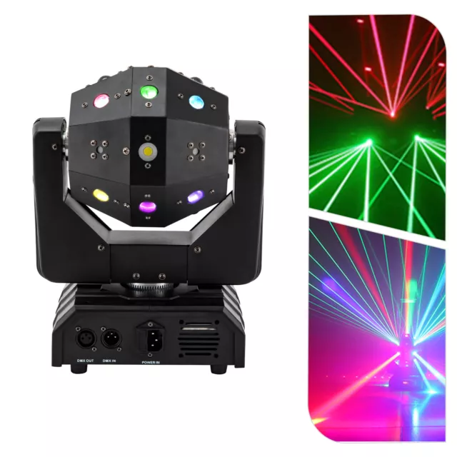 120W LED Moving Head Beam RGBW Light Fogging Effect DMX Stage DJ Party Light USA