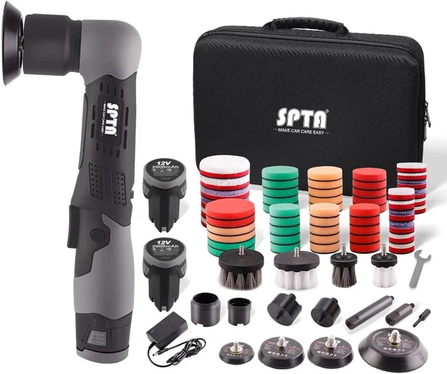 SPTA Mini lucidatore per auto senza fili, 12 V micro graffi senza fili auto killer RO/DA