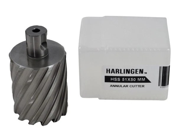 51 x 50mm HSS Annular Broach Cutter Universal Weldon Shank Rotabroach Slugger