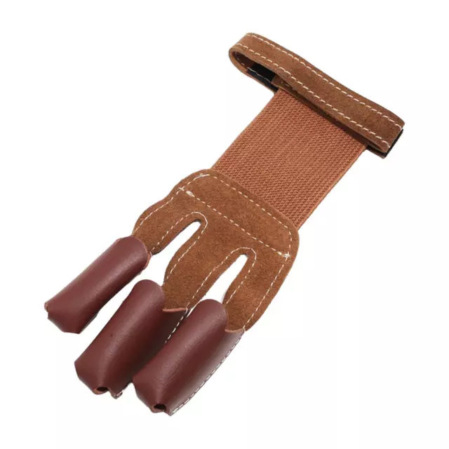 Archery Finger Glove Compound Recurve Bow Right Left Hand Elastic Adjustable