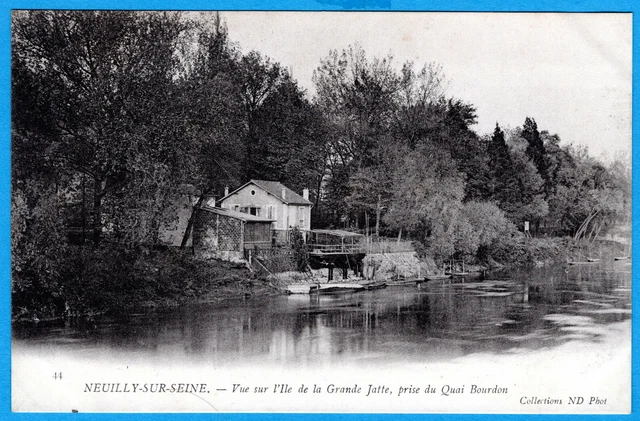 Cpa 92 Neuilly Sur Seine -  Vue Sur L'ile De La Grande Jatte