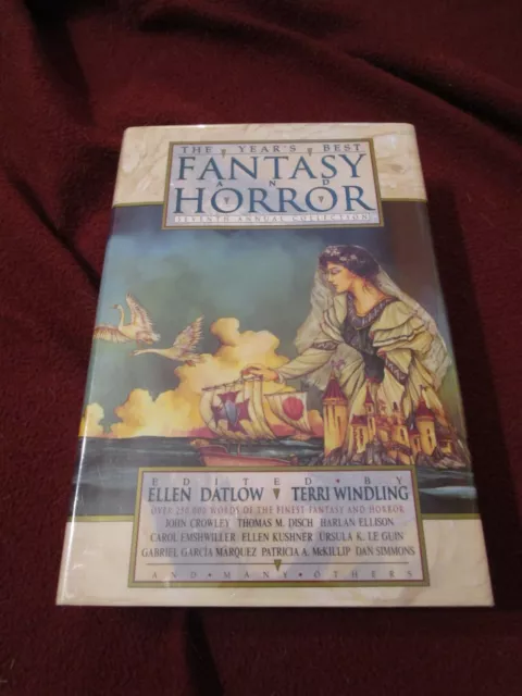 Year's Best Fantasy and Horror #7 (1994, HC) SIGNED x2 Neil Gaiman Nancy Collins Year's Best Fantasy and Horror #7 (1994, HC) SIGNED x2 Neil Gaiman Nancy Collins