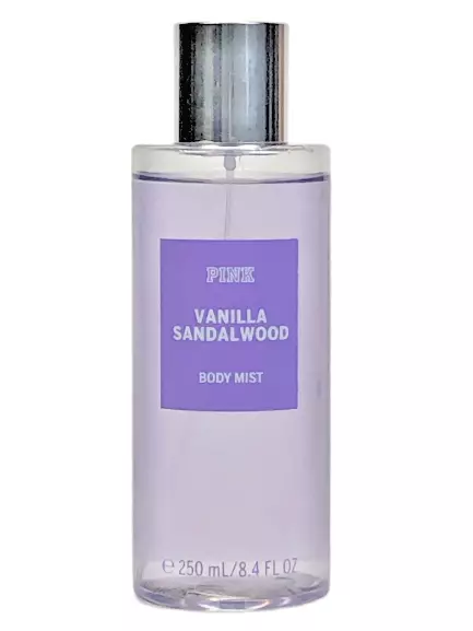 VICTORIAS SECRET PINK VANILLA SANDALWOOD FRAGRANCE BODY MIST SPRAY SPLASH 8.4 oz