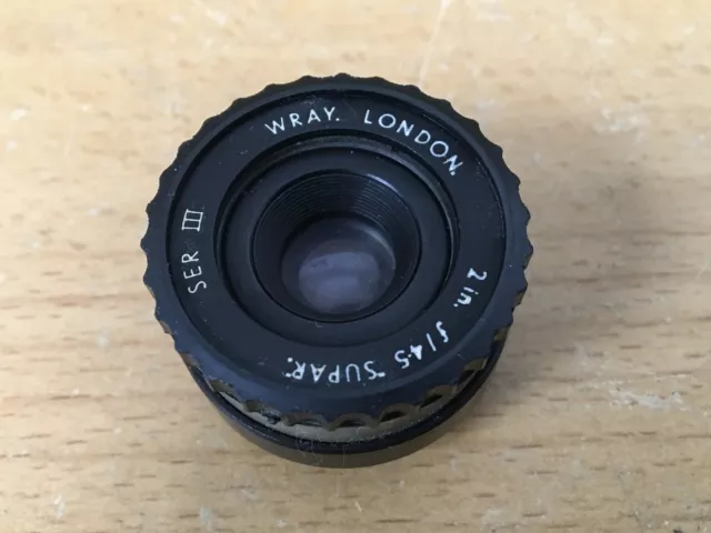 Lente de ampliación Wray London 2 pulgadas F4,5 Supar