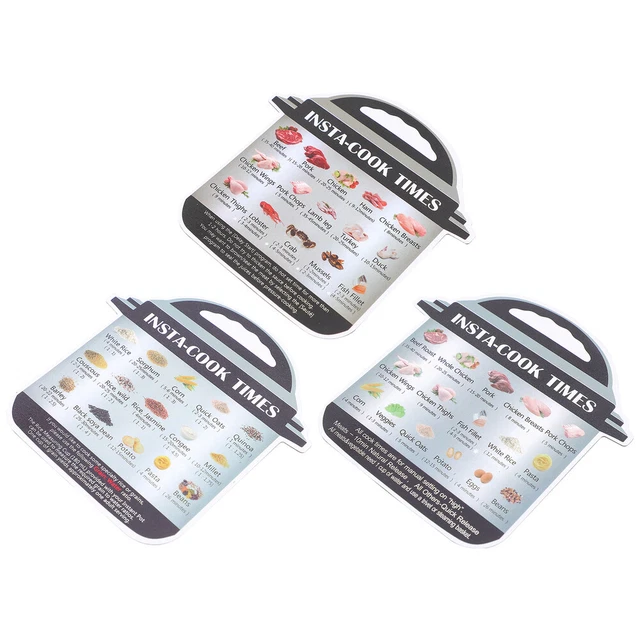 3 Pcs Schnellkochtopf Betrügen Kühlschrankmagnet Deko-Aufkleber Sofortig