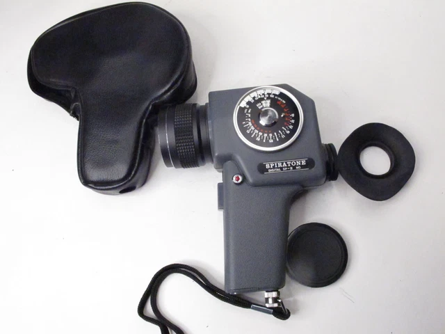 Spiratone SP-II Digital 1 Degree Spot Exposure Meter-manual-case-EXC