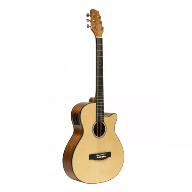 Stagg SA25 ACE SPRUCE - Guitare électro-acoustique auditorium pan coupé