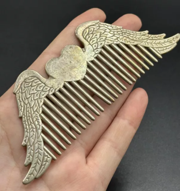 Very unique Ancient Greek rare angle wings rare hair comb