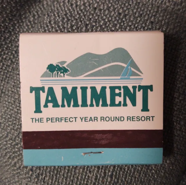 TAMIMENT *  Matchbook Book of Matches Hotel  Advertising UNUSED POCONOS RESORT