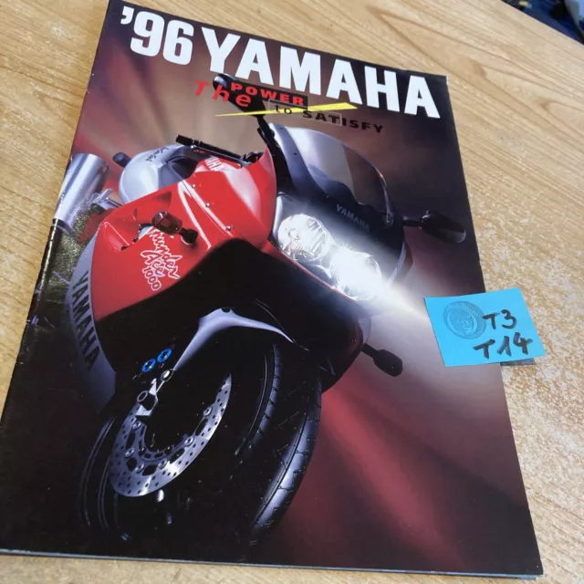 Yamaha gamme 1996 moto quad brochure catalogue prospectus brochure de vente