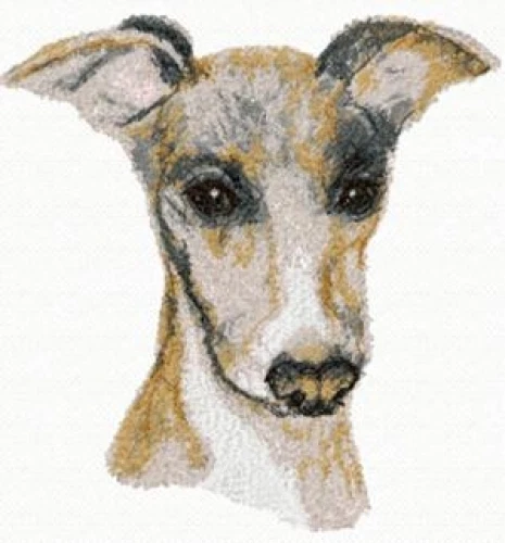 Embroidered Fleece Jacket - Italian Greyhound AED16353 Sizes S - XXL